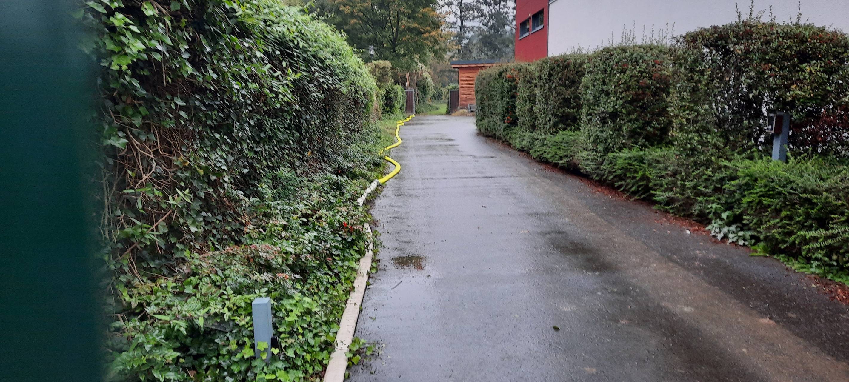 Am Tag nach dem Brand am Aqua Olsberg.