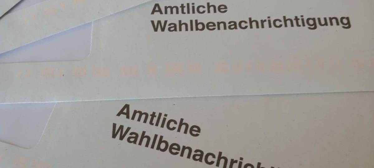 Wahlbenachrichtigungen werden im Sauerland verschickt