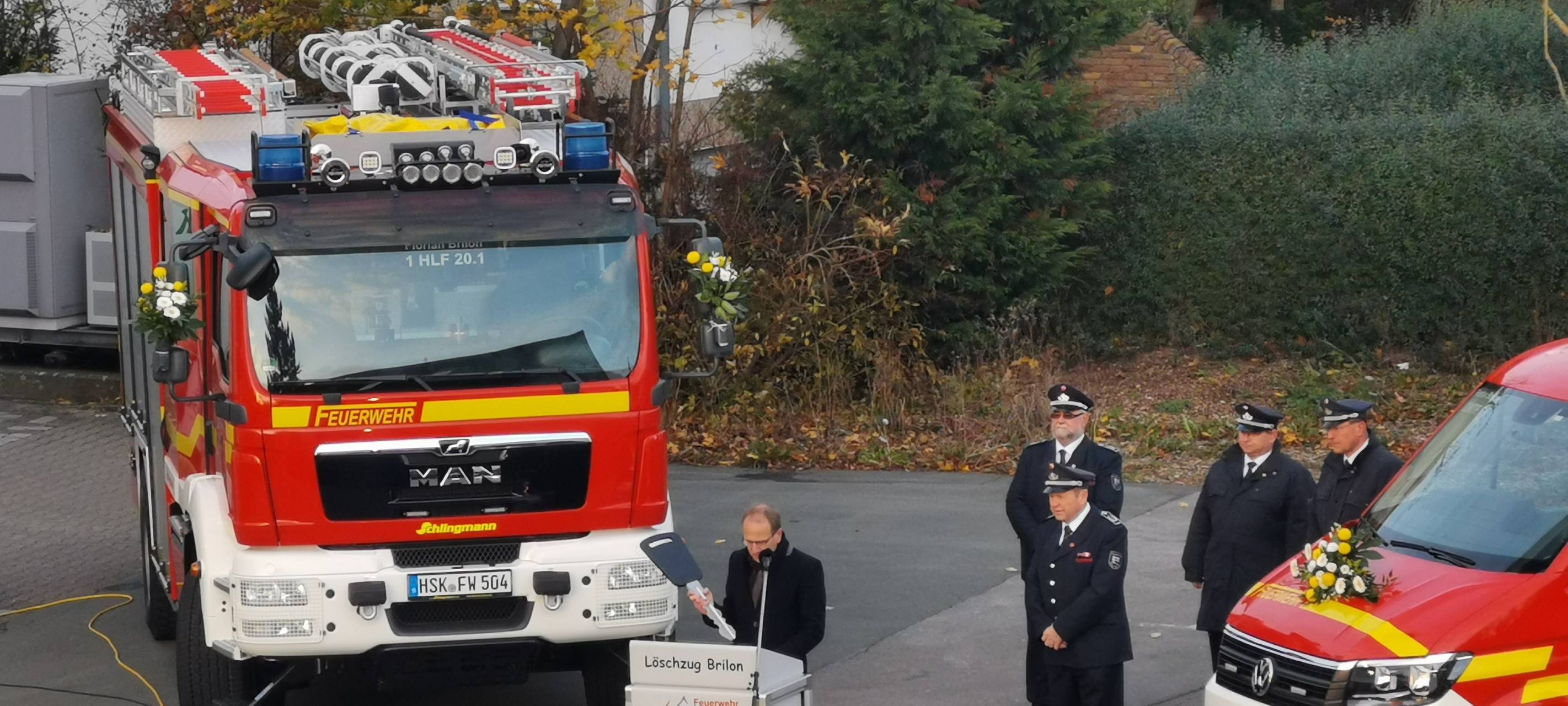 Brilon: Neue Fahrzeuge für die Feuerwehr