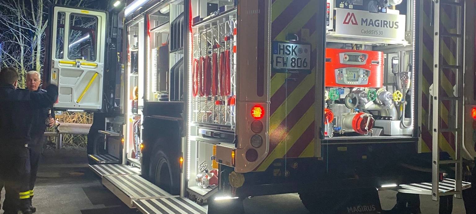 Neues Feuerwehrauto in Winterberg-Züschen