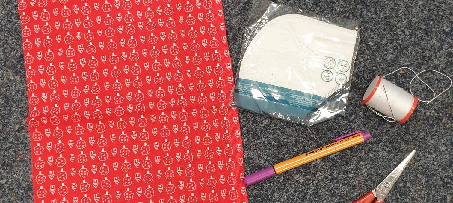 Masken-Cover zum Selbermachen.