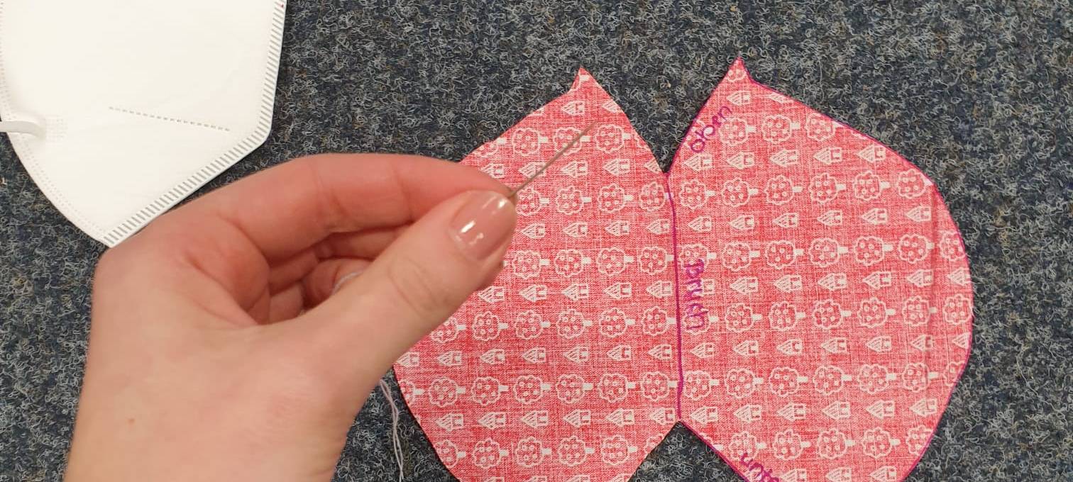 Masken-Cover zum Selbermachen.