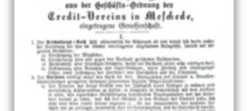 Volksbank Sauerland feiert 150-jähriges Jubiläum