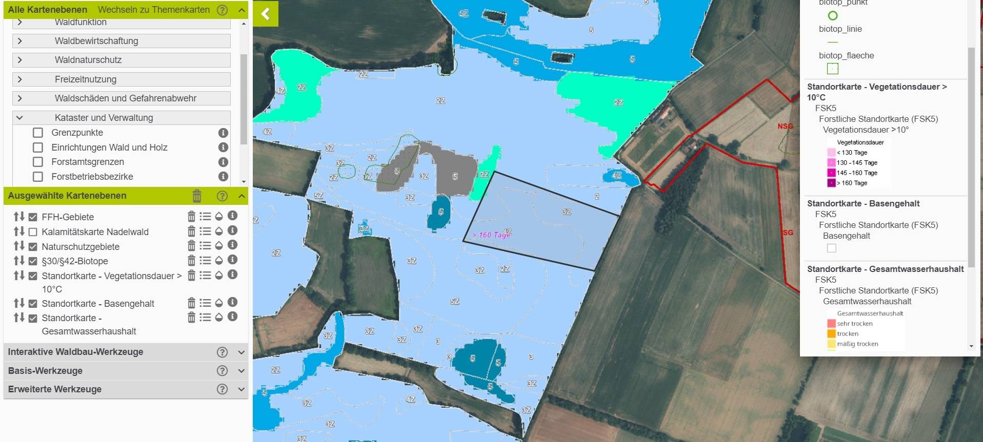 Wald und Holz NRW: neues Kartensystem im Netz verfügbar