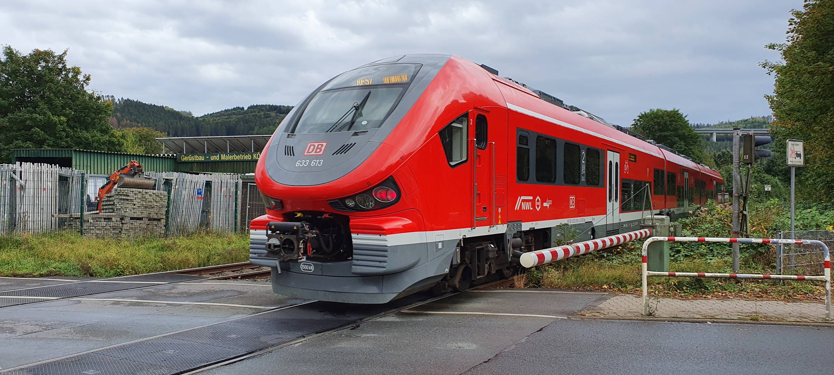 Sauerland: Arbeit an Bahnübergängen