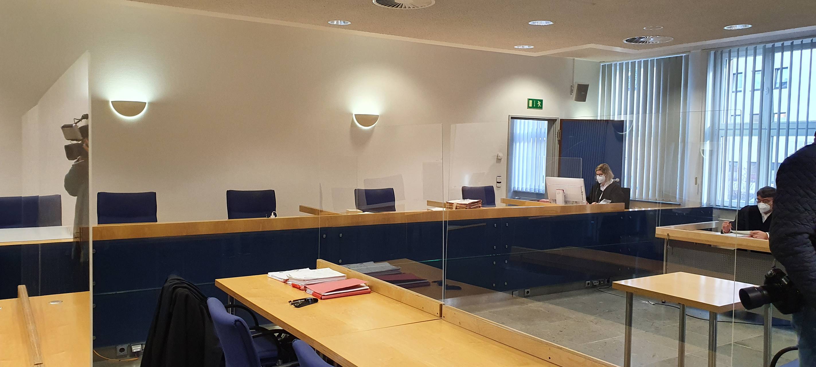 Der Gerichtssaal im Arnsberger Landgericht.