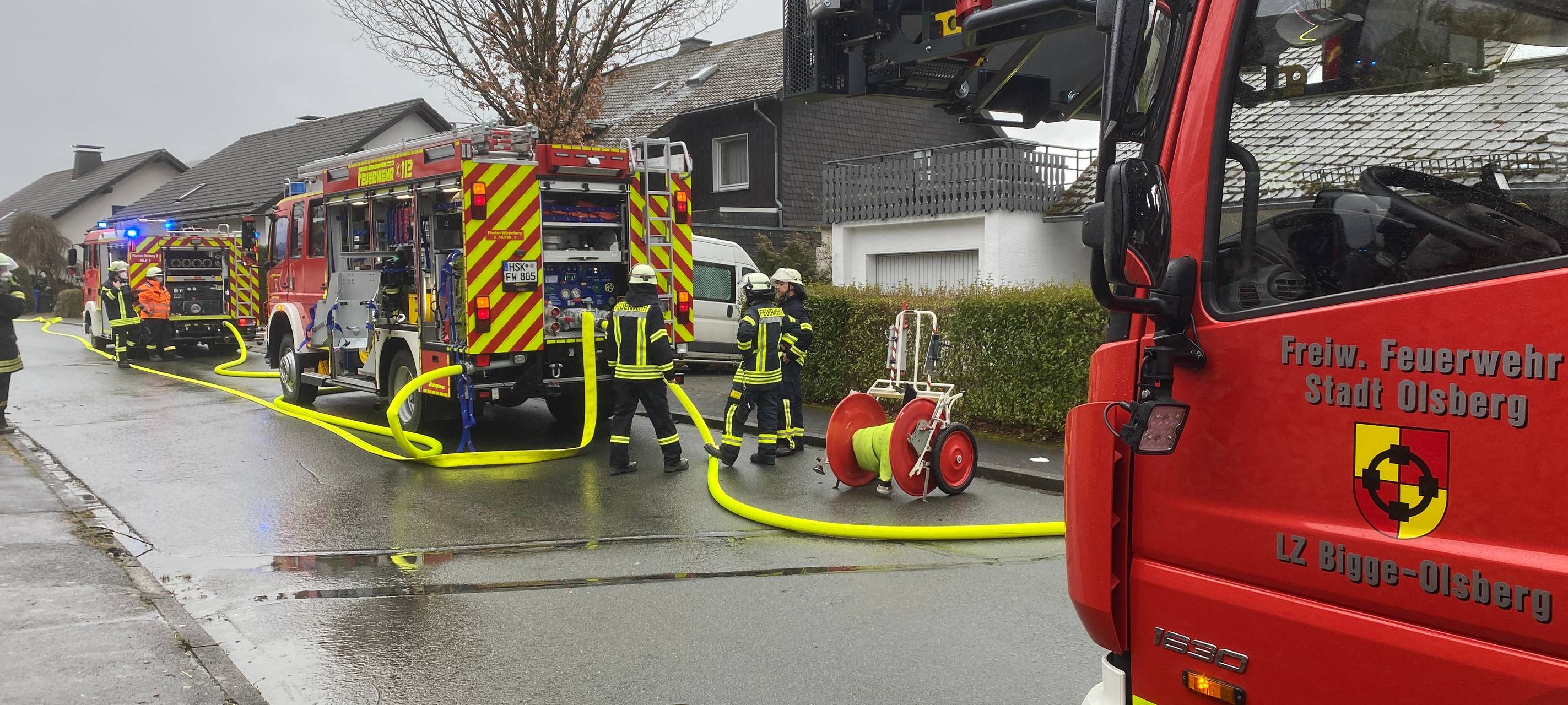 Olsberg: Wohnungsbrand in Wiemeringhausen