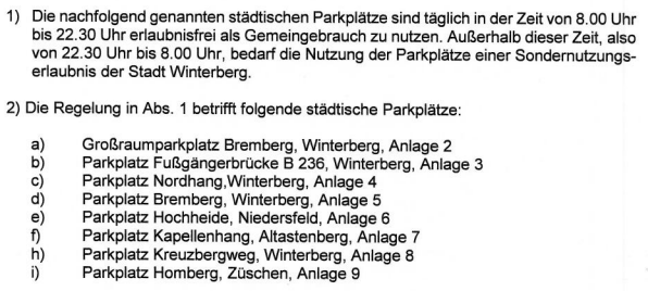 Rat Winterberg billigt Maßnahmen gegen Drifter