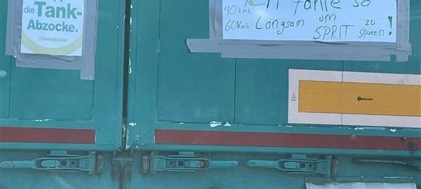 Demo gegen hohe Spritpreise im Sauerland