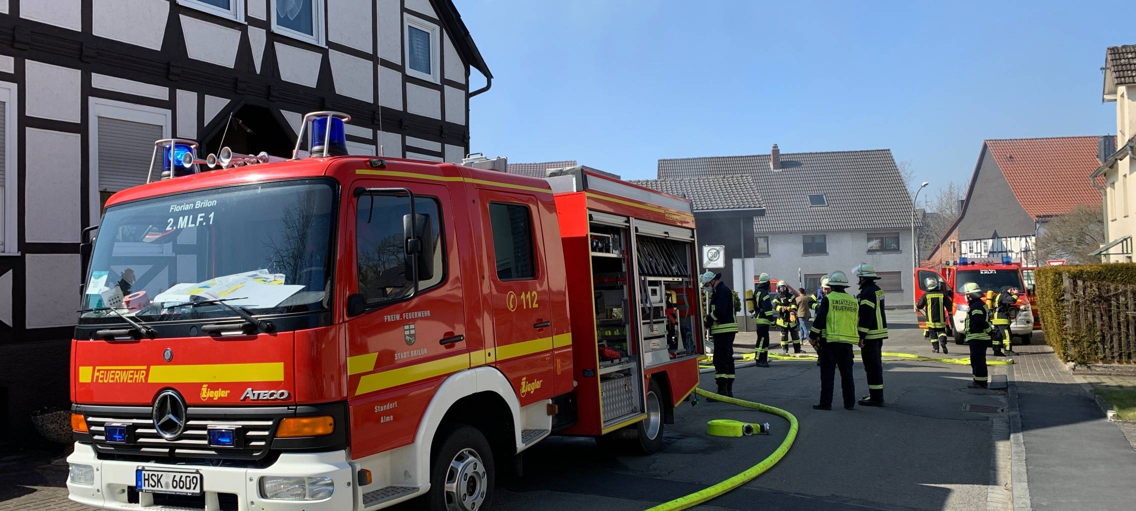 Brände in Brilon und Marsberg.