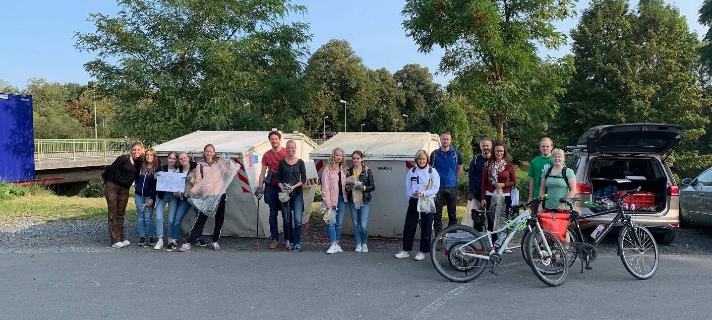RuhrCleanUp in Arnsberg: Aktionstag im Bürgerbahnhof