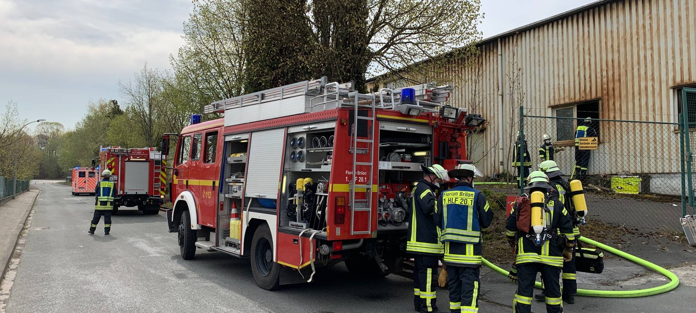 Brilon: Feuerwehr hat Einsatz in Gewerbebetrieb
