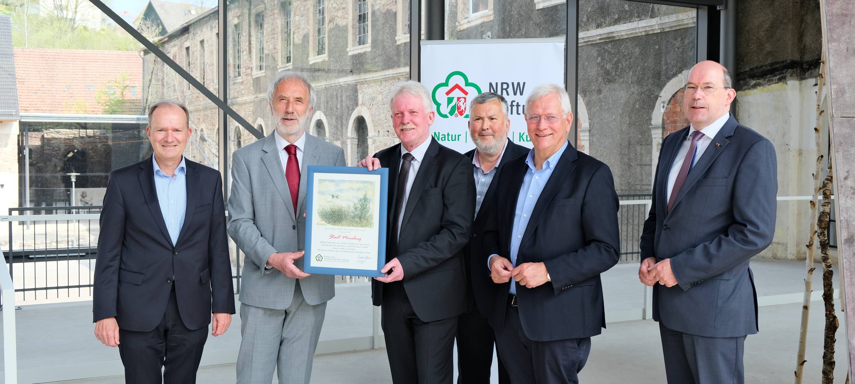 Marsberg: Neues Mitglied im Förderverein NRW-Stiftung