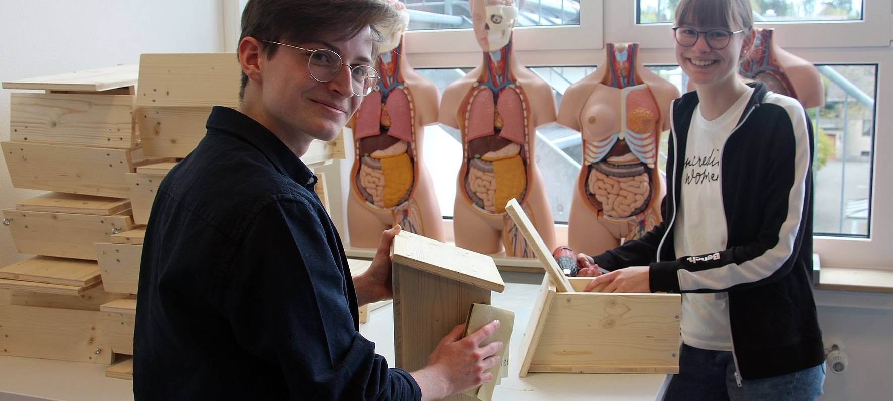 Artenschutz und Handwerk: Schüler im HSK bauen Nistkästen