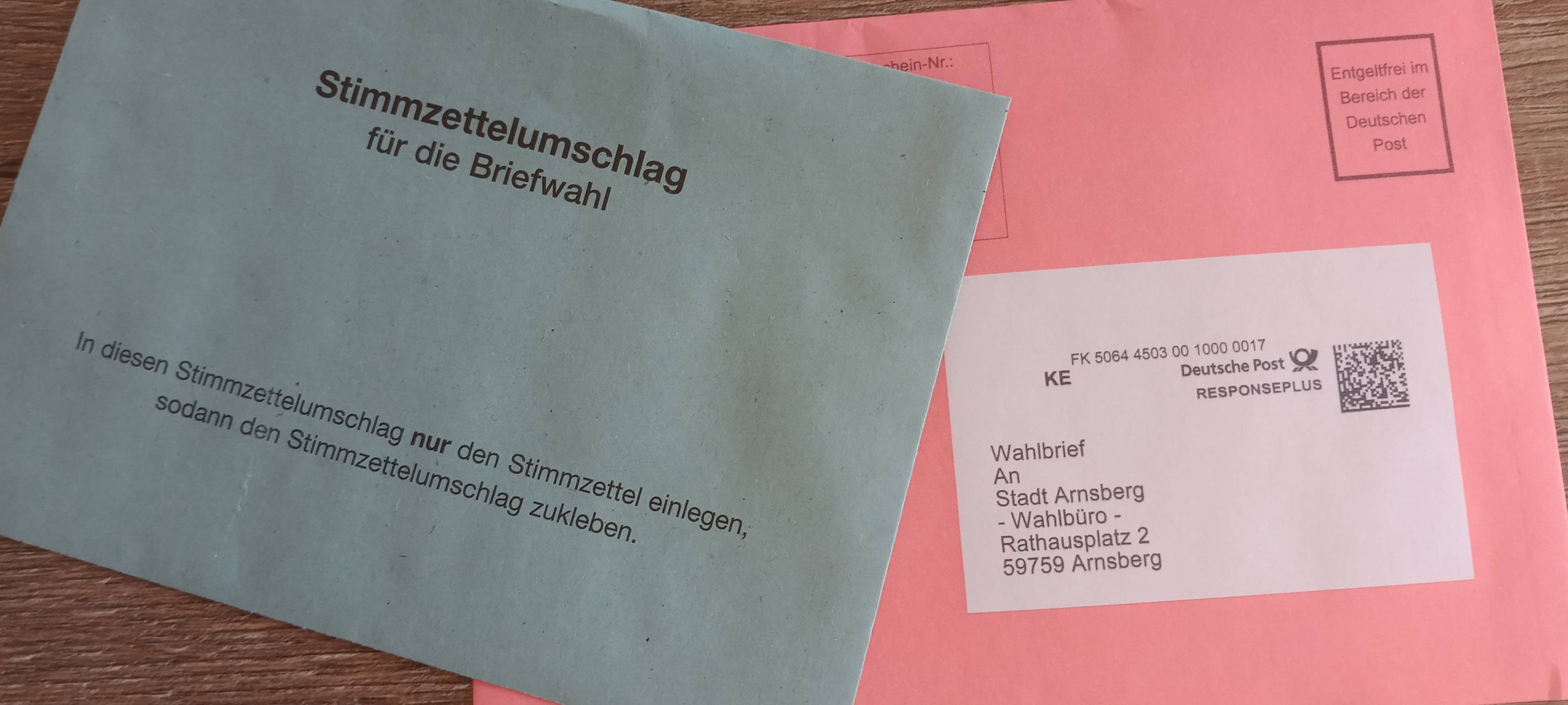 Sauerland: Zahl der Briefwähler sinkt