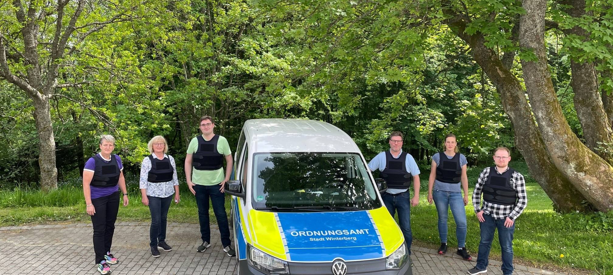 Schlagschutzwesten für Ordnungsamt Winterberg