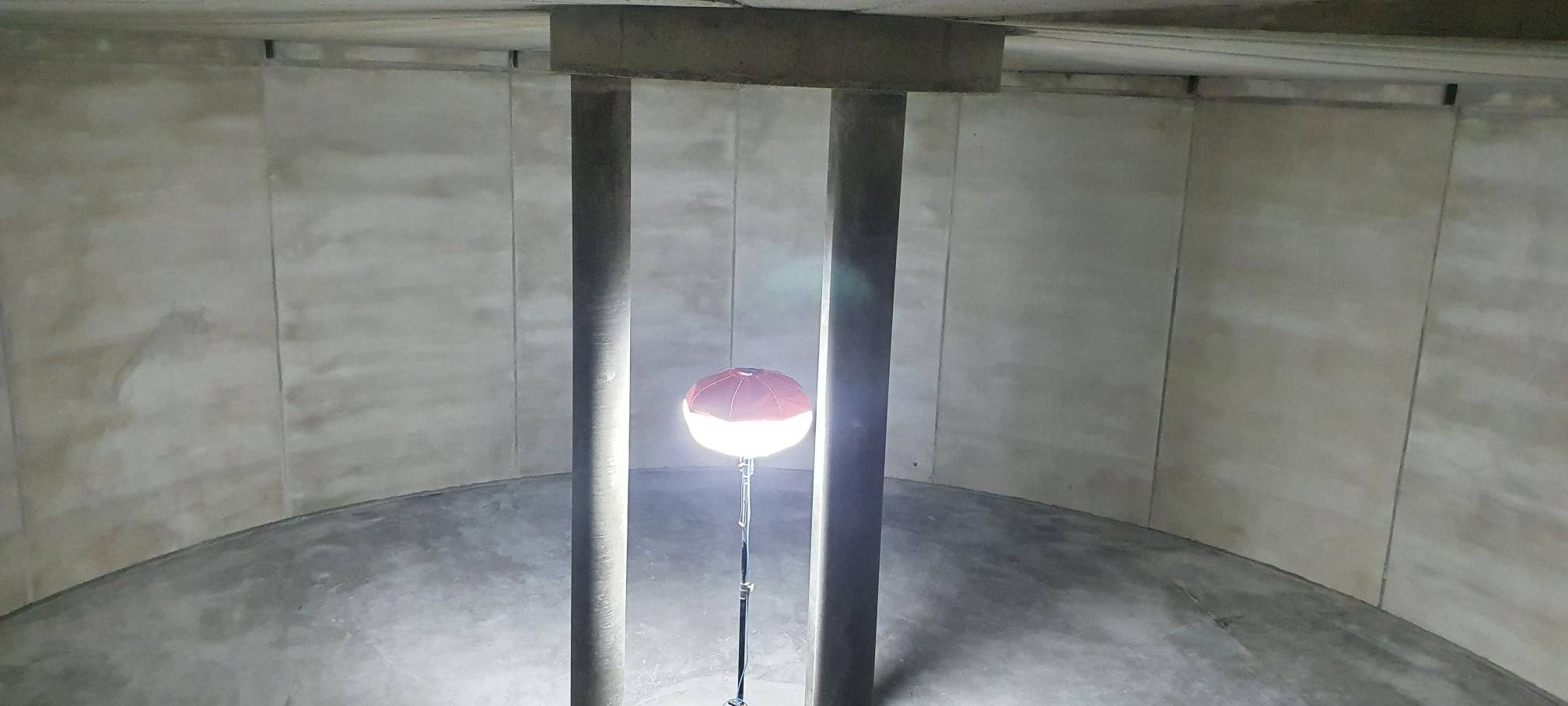 Wasserbehälter bei Bestwig-Halbeswig ausgebaut