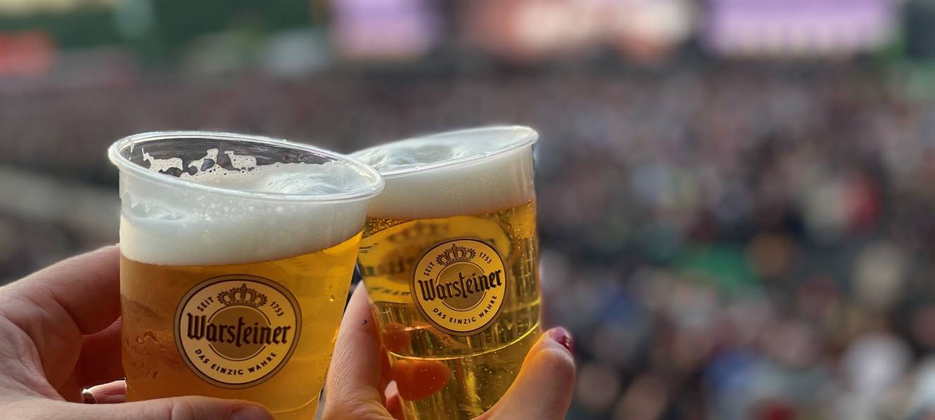 Absatz-Rekord der Warsteiner Brauerei bei Rock am Ring