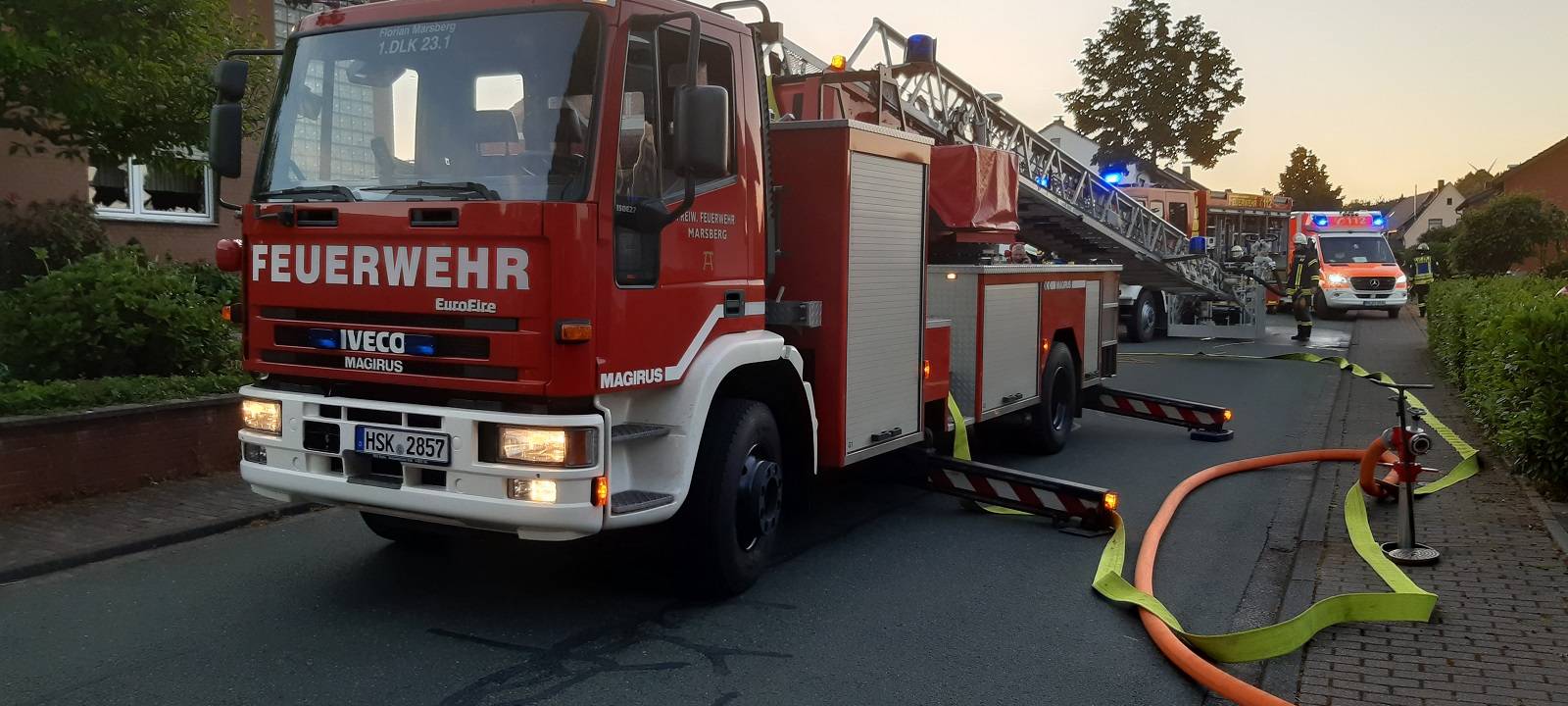 Marsberg: Frau stirbt nach Brand