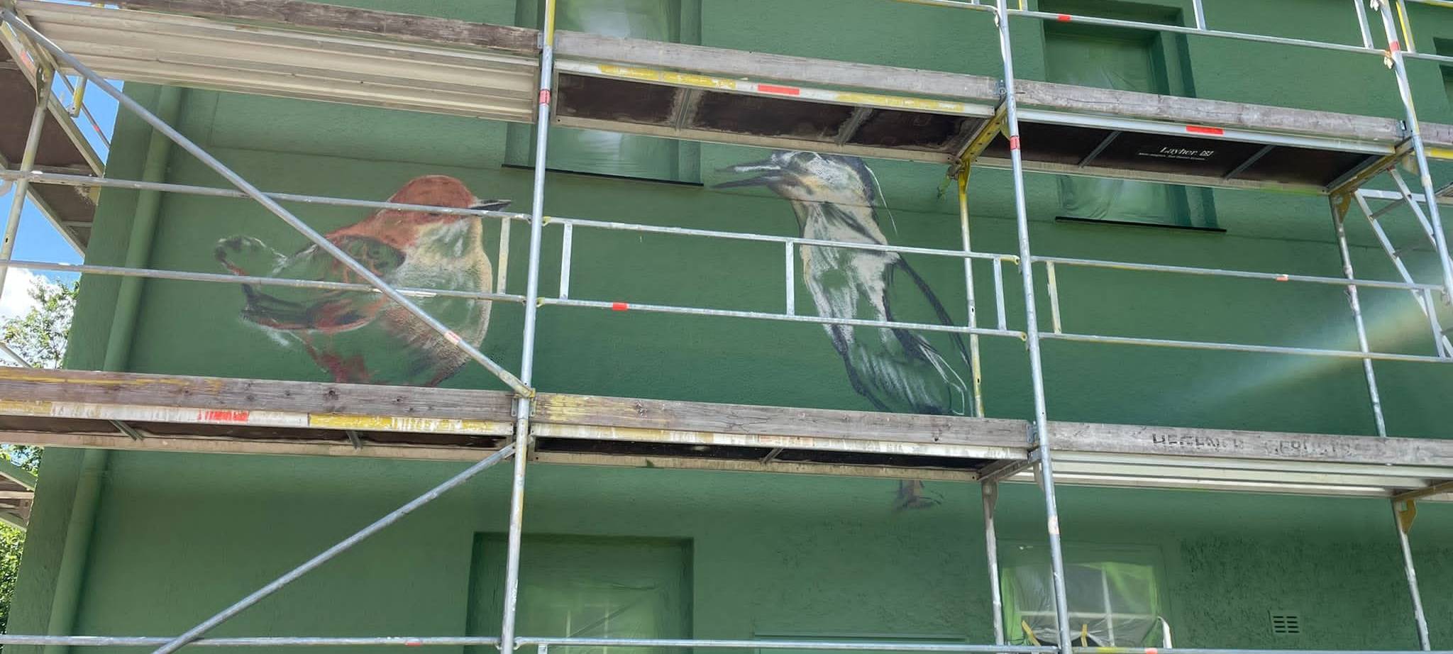 Bestwig: Graffiti am Wasserwerk Alfert