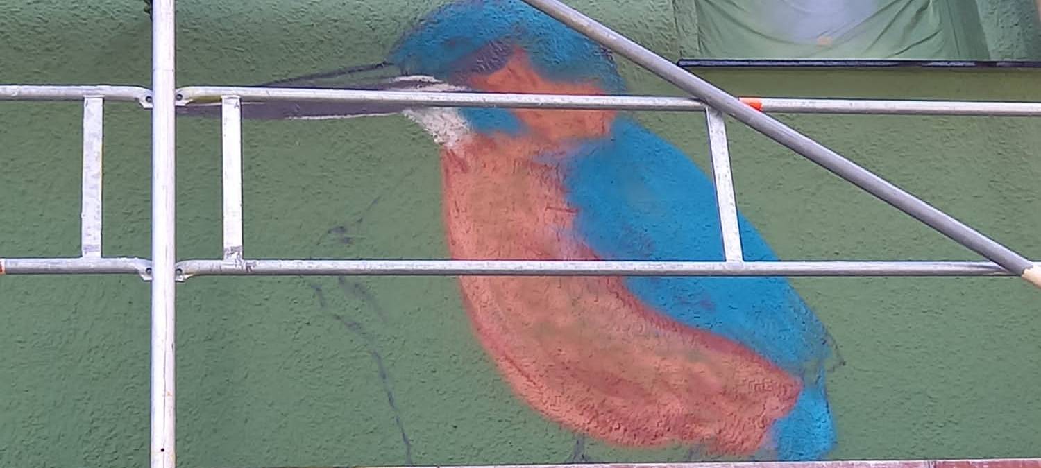 Bestwig: Graffiti am Wasserwerk Alfert