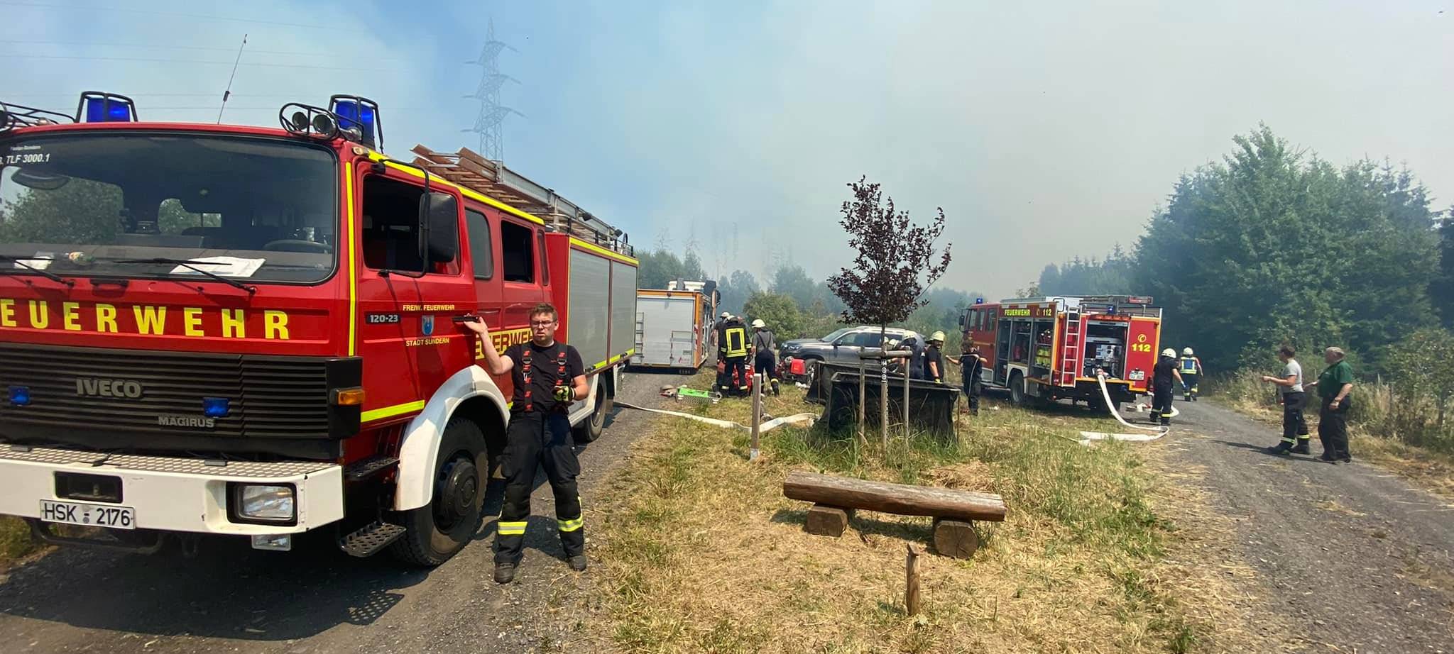Serie von Bränden im Sauerland Brandstiftung?