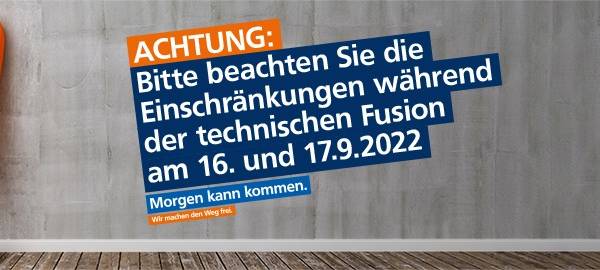 Einschränkungen für Kunden der Volksbanken Bigge-Lenne und Sauerland