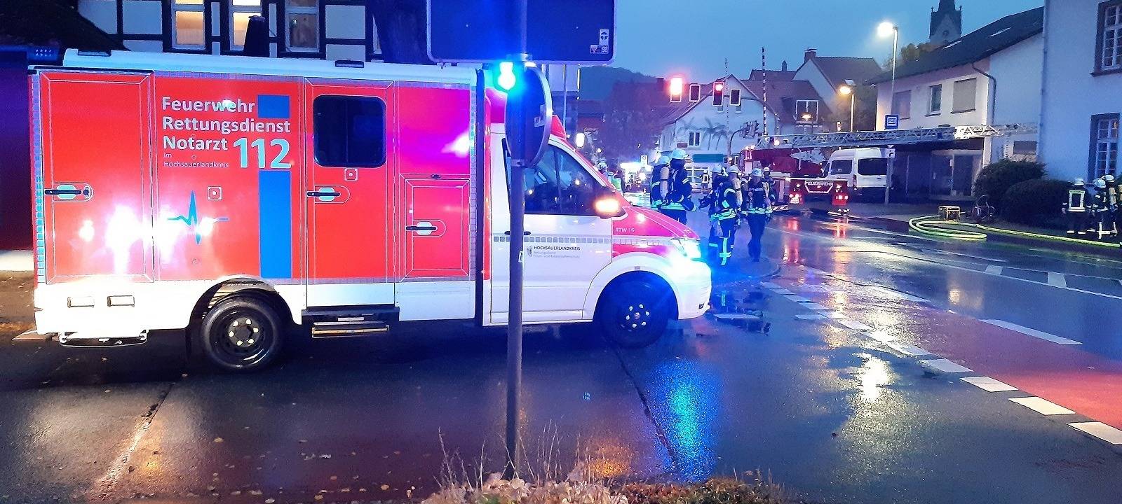 Wohnungsbrand in Marsberg