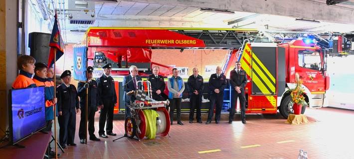 Neues Feuerwehrhaus Olsberg wird in der Stadt gebaut