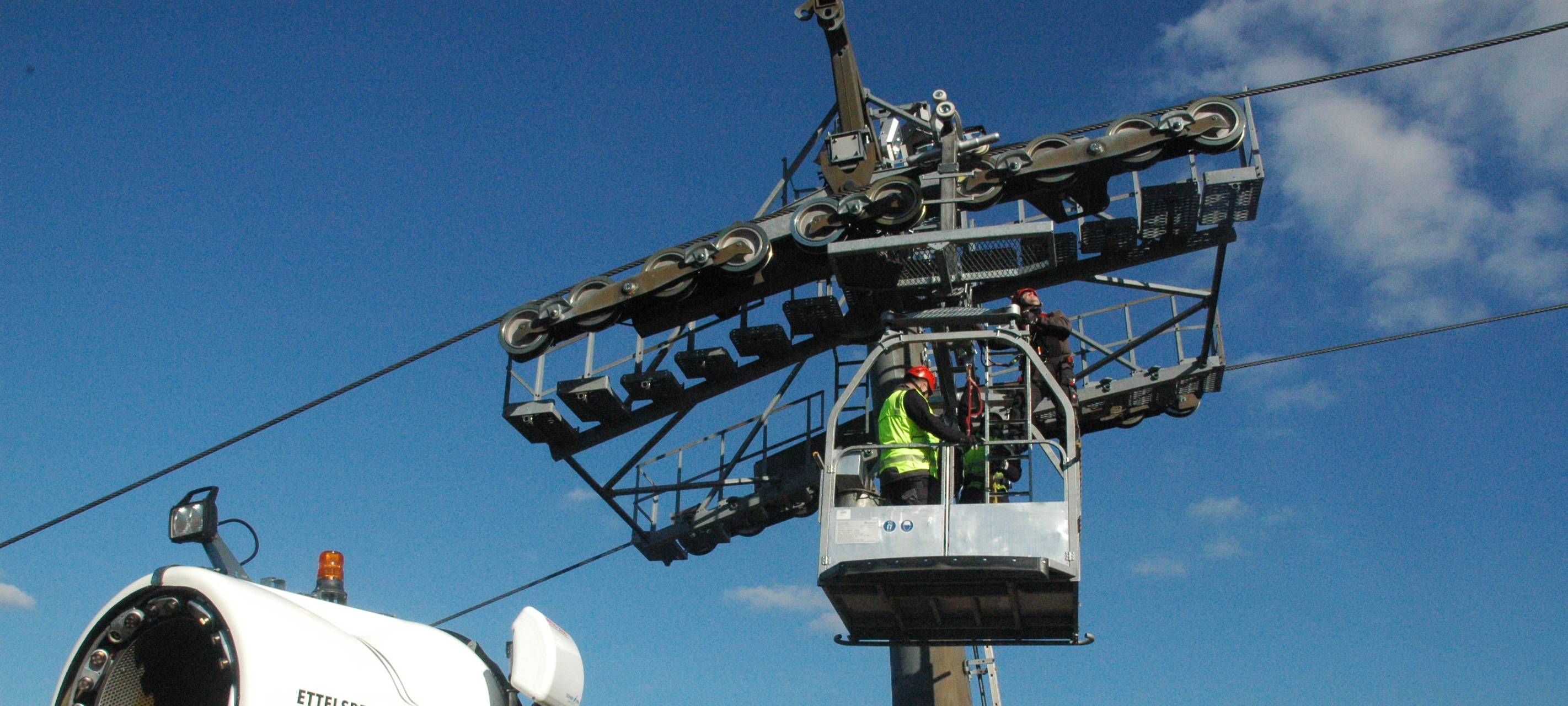 Revision an der Ettelsberg-Seilbahn in Willingen