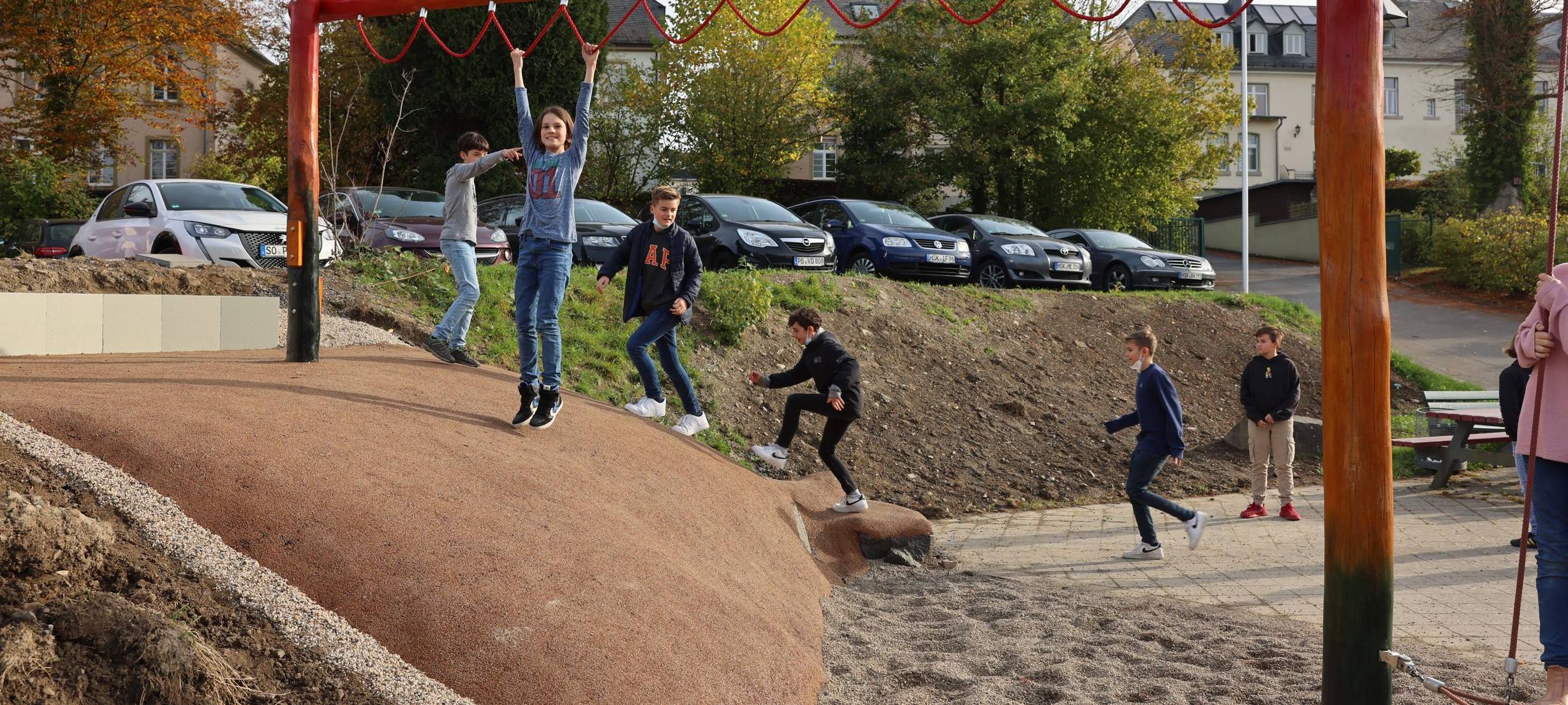 Hangelstrecke für Schüler*innen des Mariengymnasiums in Arnsberg