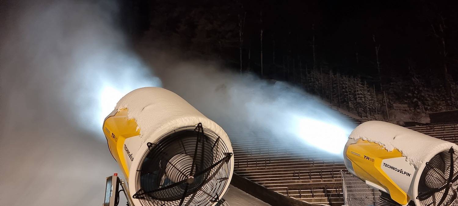 Weltcup-Skispringen: Jetzt schon genügend Schnee