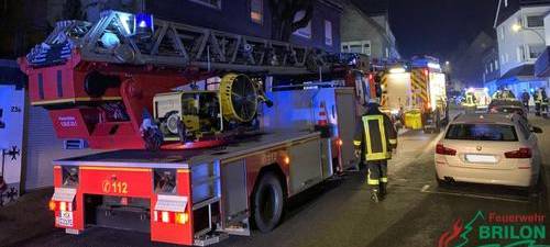 Zimmerbrand in Brilon