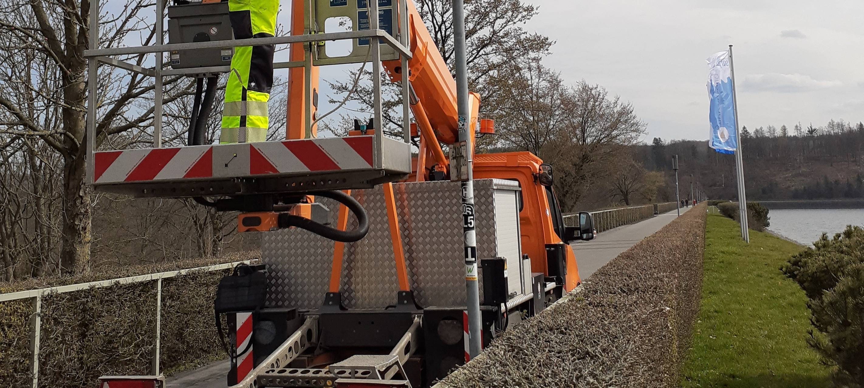 Sorpesee: neue Beleuchtung spart mehr als 80% Energie