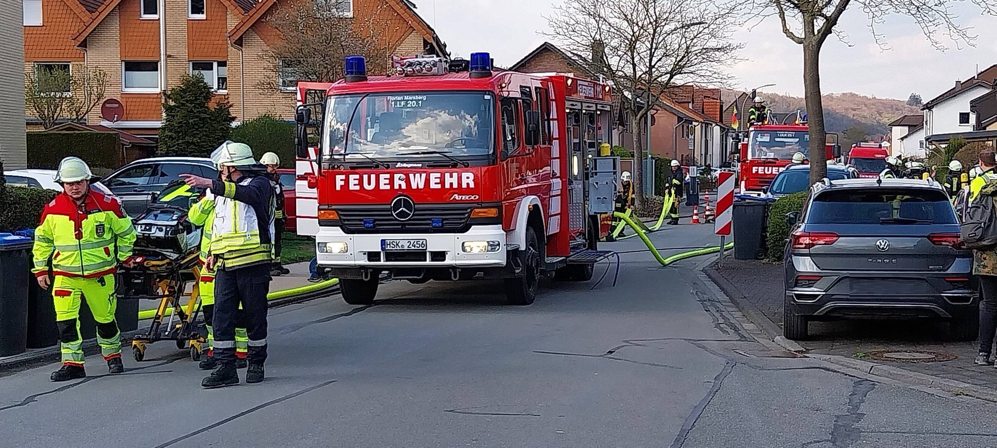 Marsberg: Wohnhaus nach Brand unbewohnbar