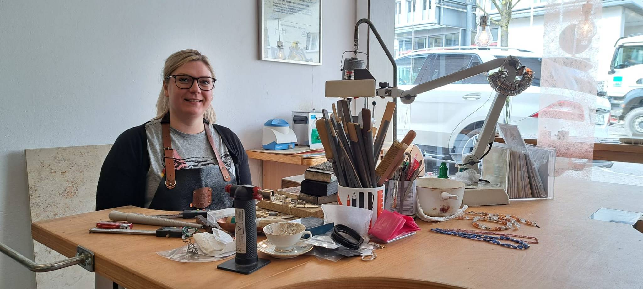 Zum Nachhören: Goldschmiedin über ihren Beruf