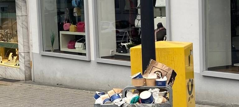 Meschede: Weniger Abfall durch Verpackungssteuer?