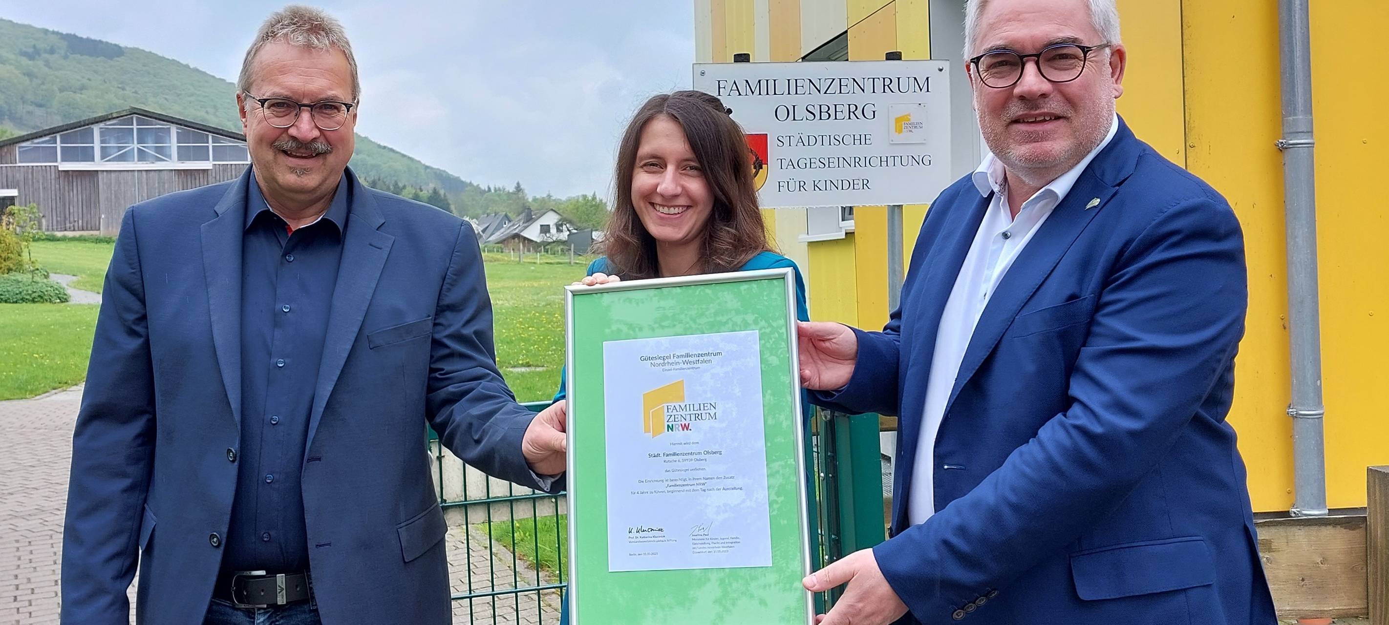 Olsberg: städt. Familienzentrum rezertifiziert