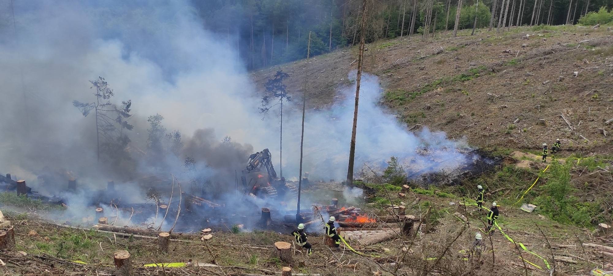Briloner Feuerwehr in Bad Wünnenberg im Einsatz