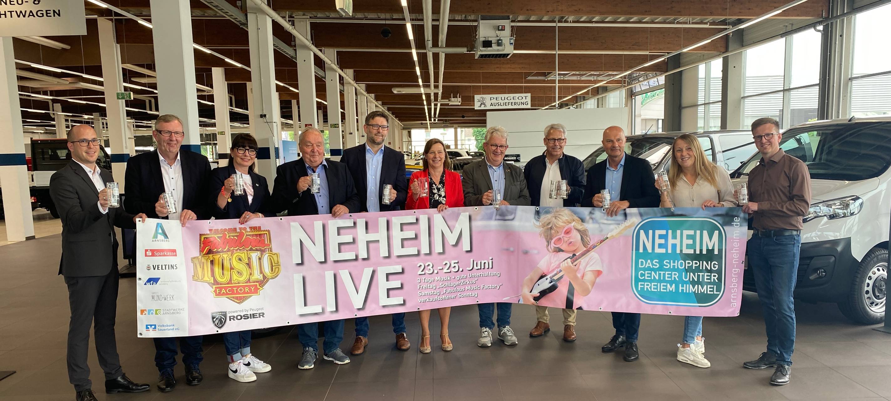 Partystimmung in Meschede und Neheim