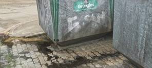 Winterberg: Immer wieder altes Fett an Glascontainer entsorgt