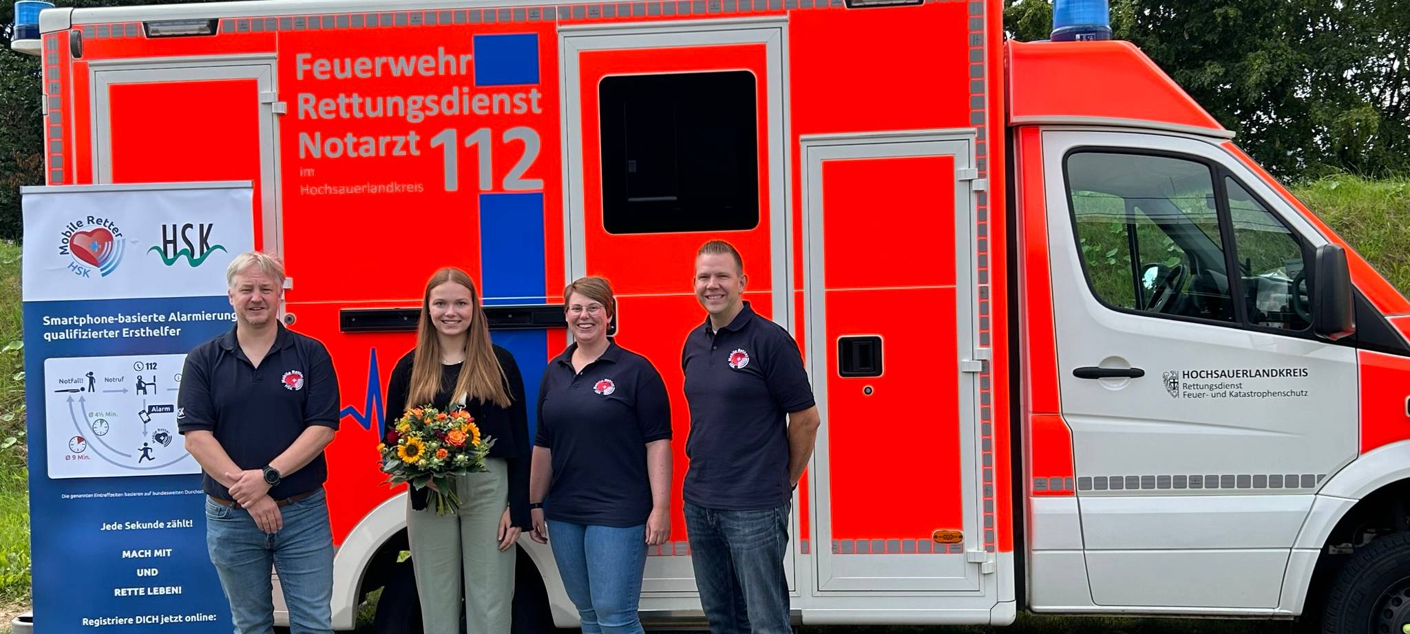 1000. Mobile Retterin im Hochsauerlandkreis