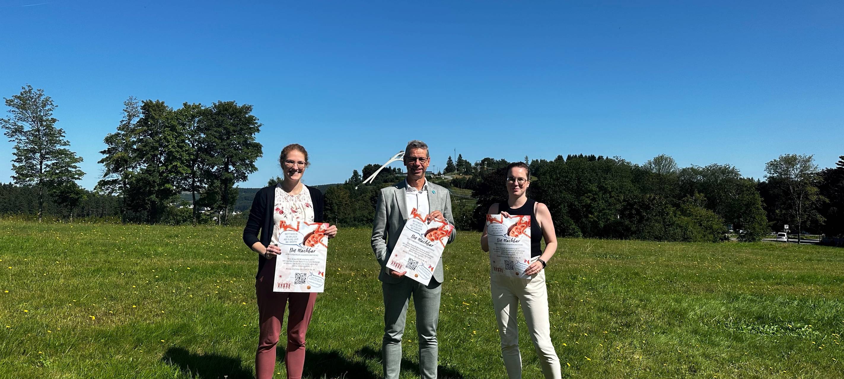 Jugendliche mit Ideen für ein junges Winterberg