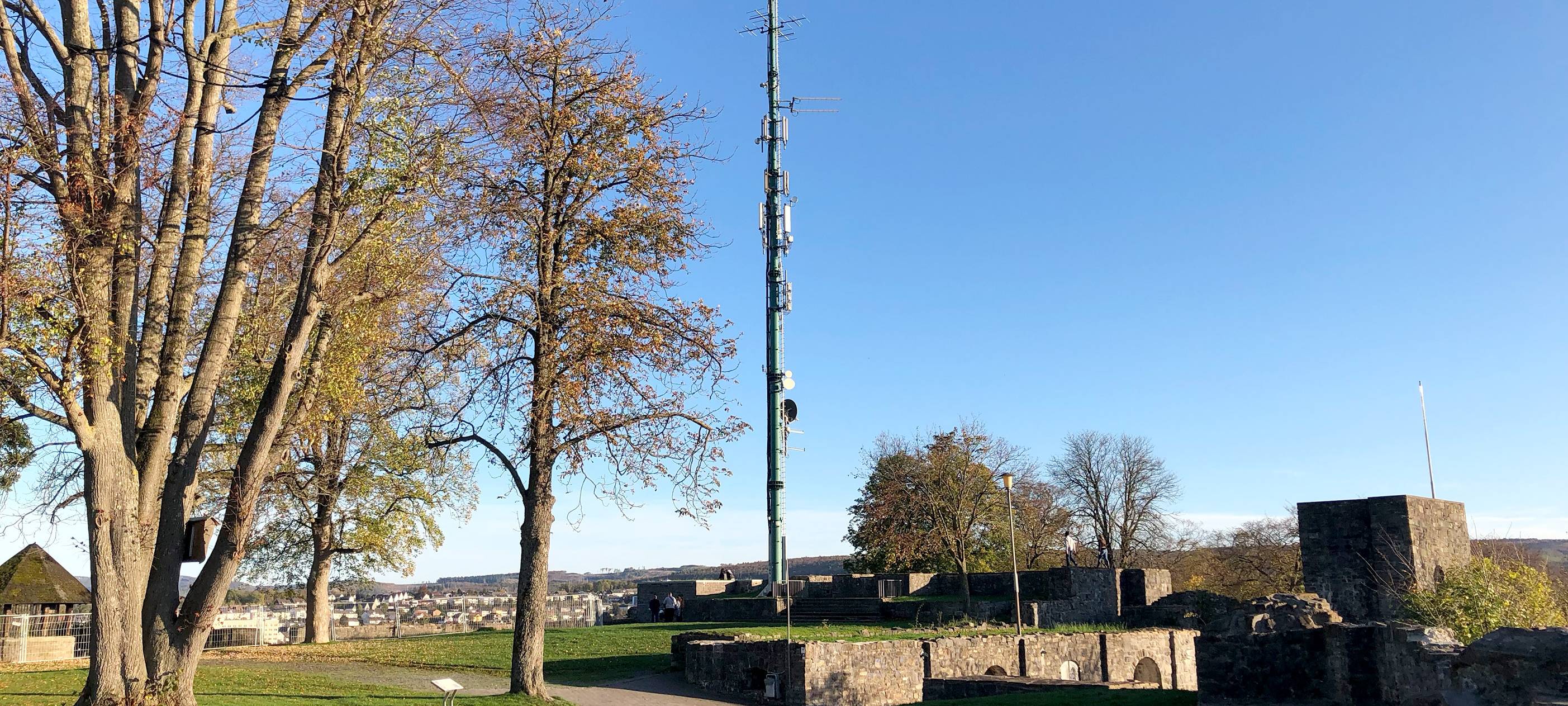 In Arnsberg ist der Schlossberg ab heute gesperrt