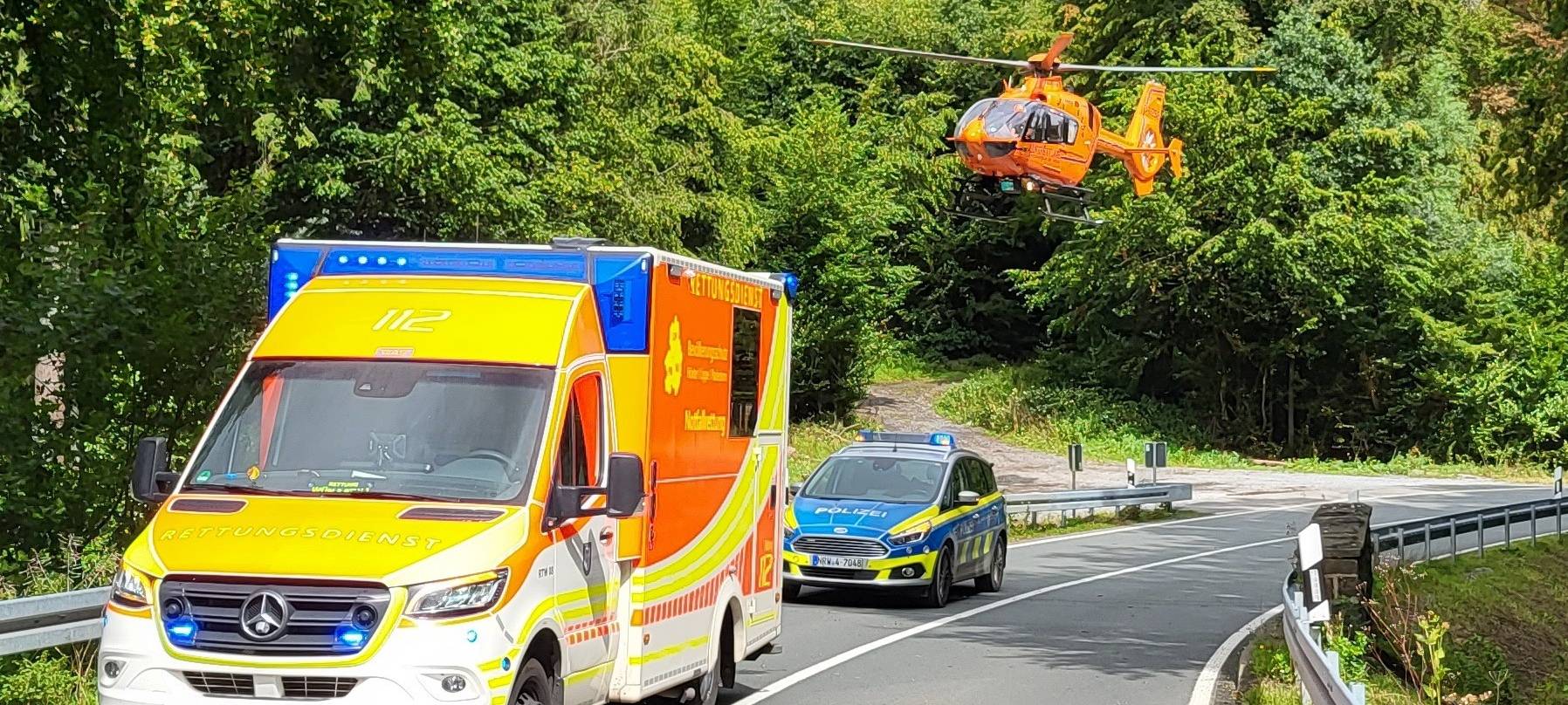 Motorradfahrer in Marsberg tödlich verunglückt