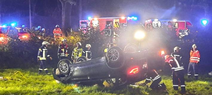 Zwei Schwerverletzte bei Unfall auf der B480 bei Olsberg