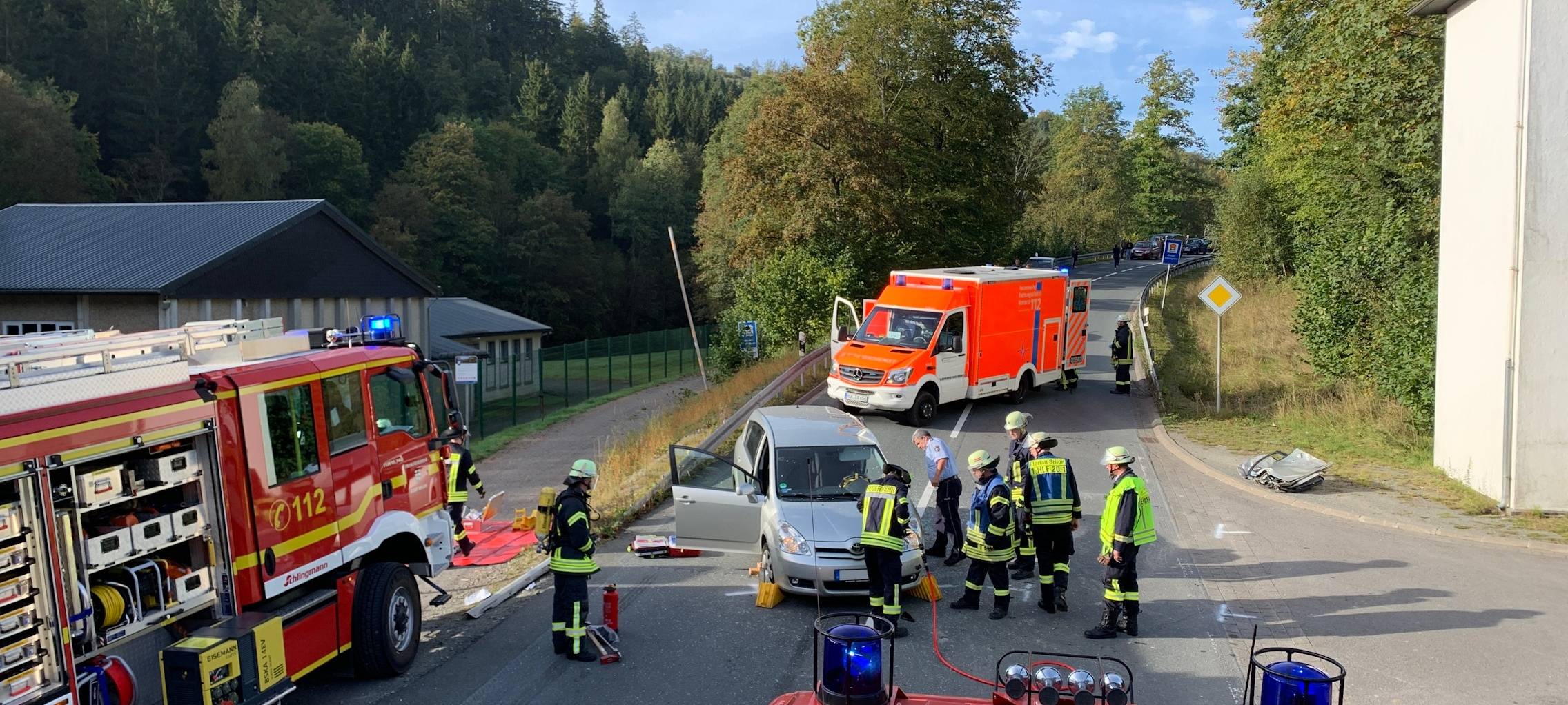 Straße in Brilon-Wald nach Unfall wieder frei