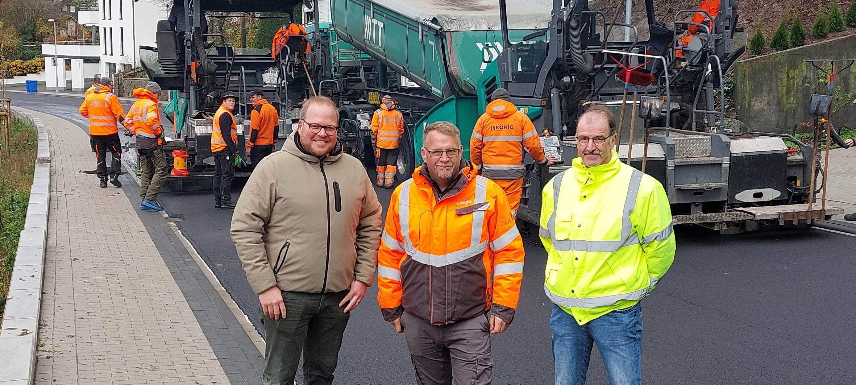 Baustelle in Olsberg geht in Winterpause