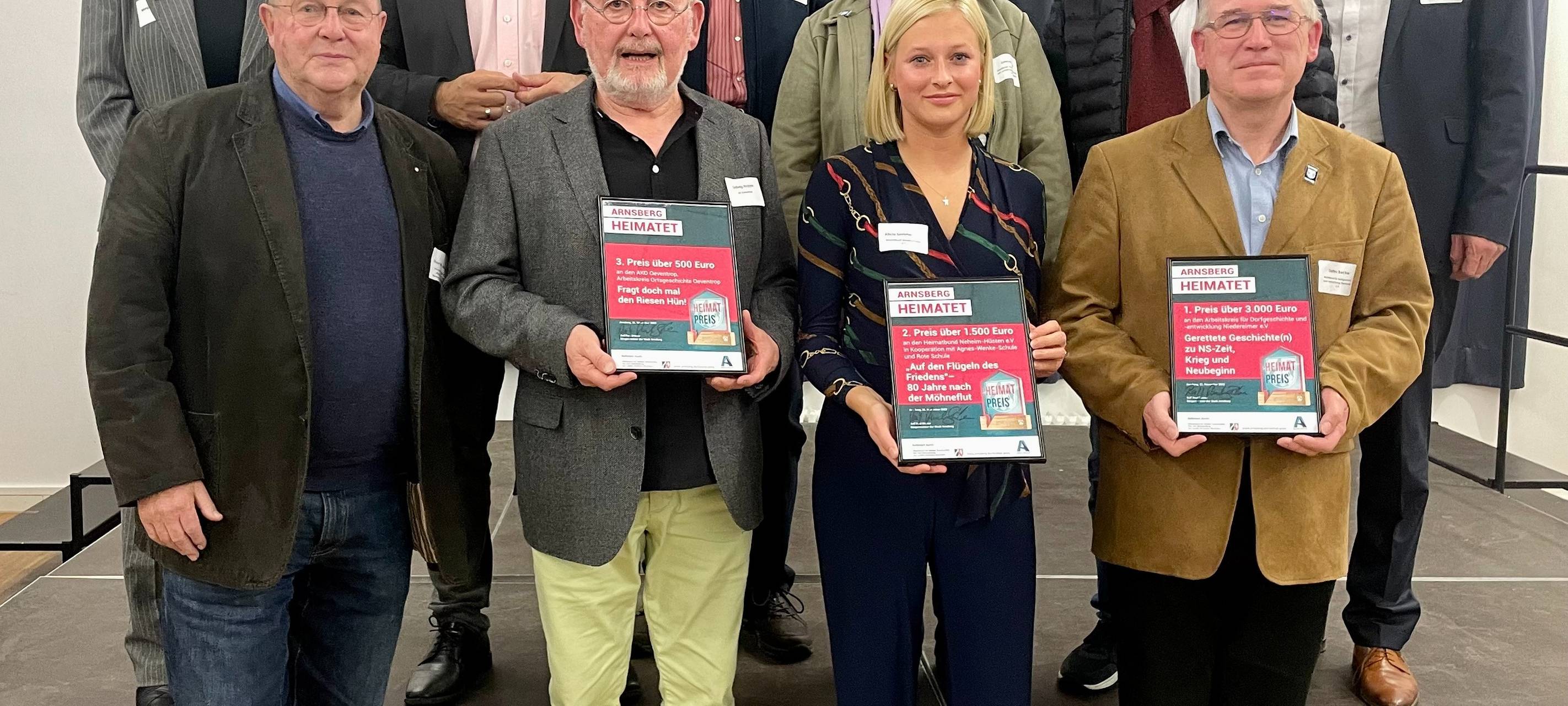 Heimatpreis Arnsberg verliehen