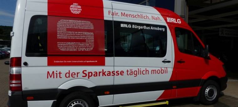 Arnsberger Bürgerbus für Viele kostenlos